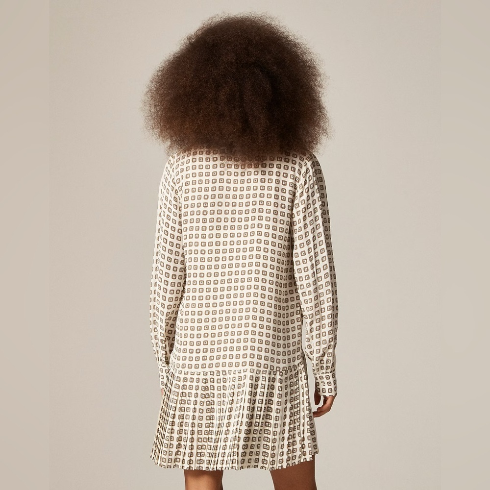 New Amelia shirt-dress in foulard print - Picture 4 of 14